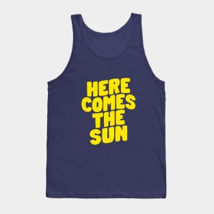 Here Comes the Sun in Lilac and Yellow Tank Top